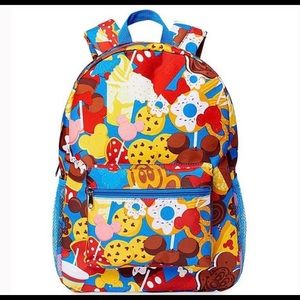 Multicolor Disney iconic park food backpack